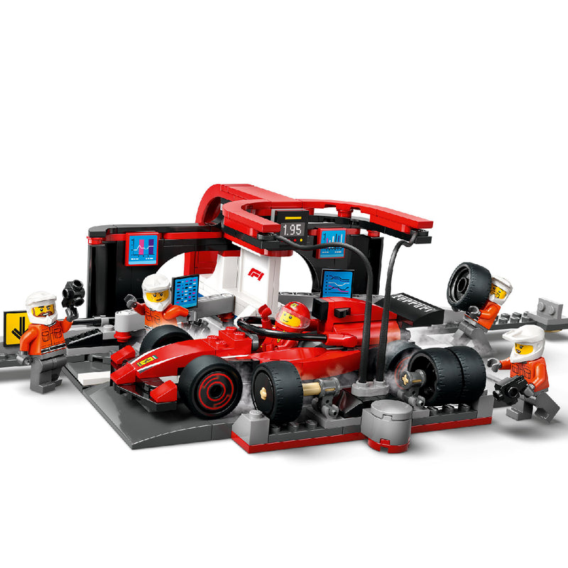 Đồ Chơi Lắp Ráp Trạm Bảo Dưỡng Xe F1 LEGO CITY 60443 - ảnh 3
