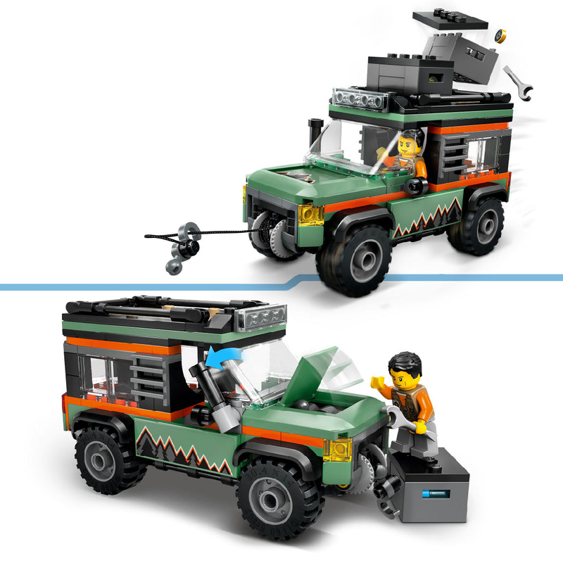 Đồ Chơi Xe Leo Núi Địa Hình 4X4 LEGO CITY 60447 - ảnh 3