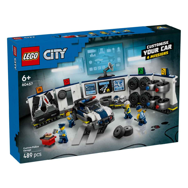 Đồ Chơi Lắp Ráp Garage Xe Cảnh Sát LEGO CITY 60457 (489 chi tiết) - ảnh 2