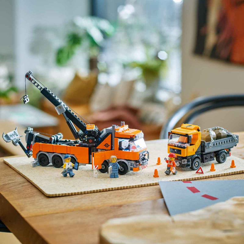 Đồ Chơi Lắp Ráp Xe Kéo Cứu Hộ Nặng Có Cẩu LEGO CITY 60467 (793 chi tiết) - ảnh 5