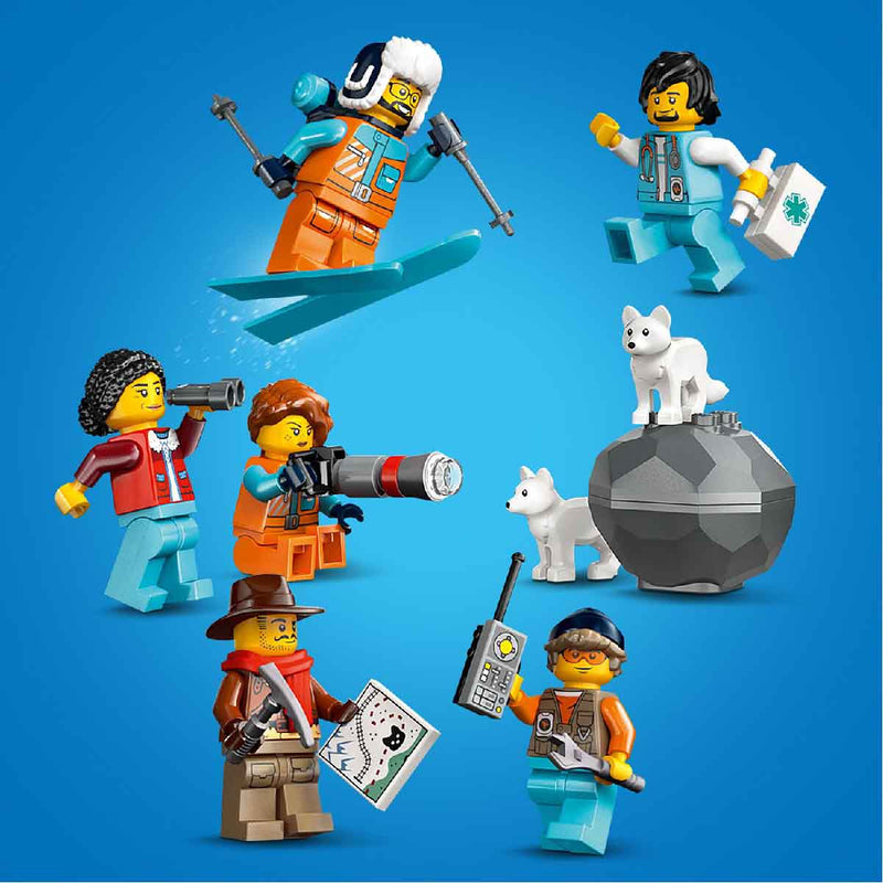 Đồ Chơi Lắp Ráp Tàu Lửa Khám Phá Bắc Cực LEGO CITY 60470 (1517 chi tiết) - ảnh 6