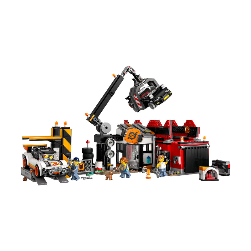 Đồ Chơi Lắp Ráp Bãi Phế Liệu Ô Tô LEGO CITY 60472 (871 chi tiết) - ảnh 3