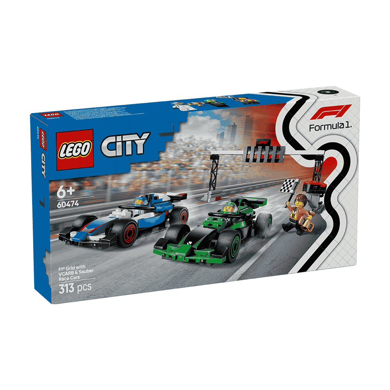 Đồ Chơi Lắp Ráp Đường Đua F1- Xe Vcarb Và Sauber LEGO CITY 60474 (313 chi tiết) - ảnh 2