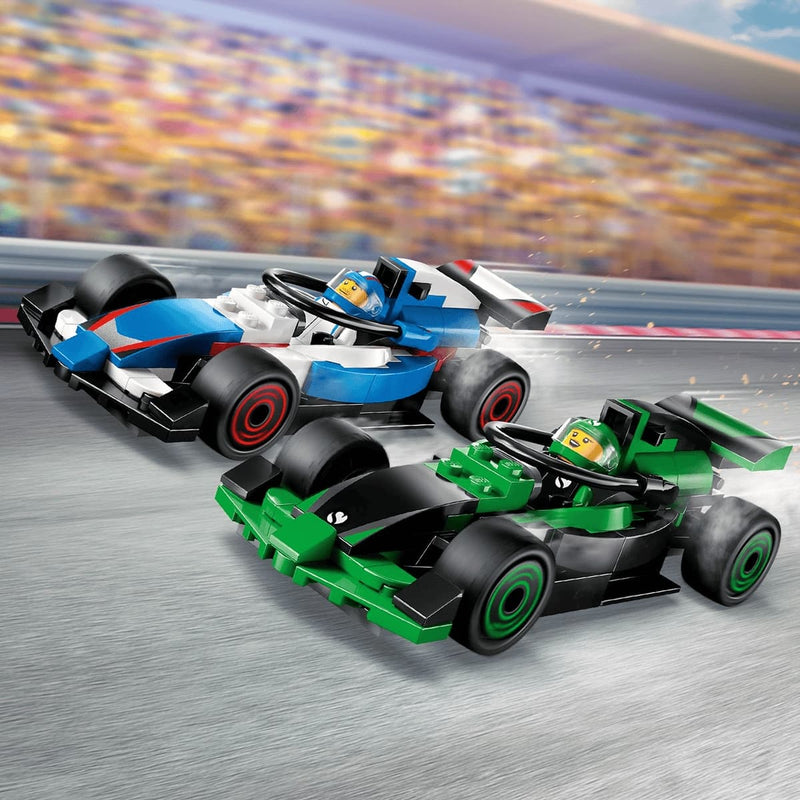 Đồ Chơi Lắp Ráp Đường Đua F1- Xe Vcarb Và Sauber LEGO CITY 60474 (313 chi tiết) - ảnh 4