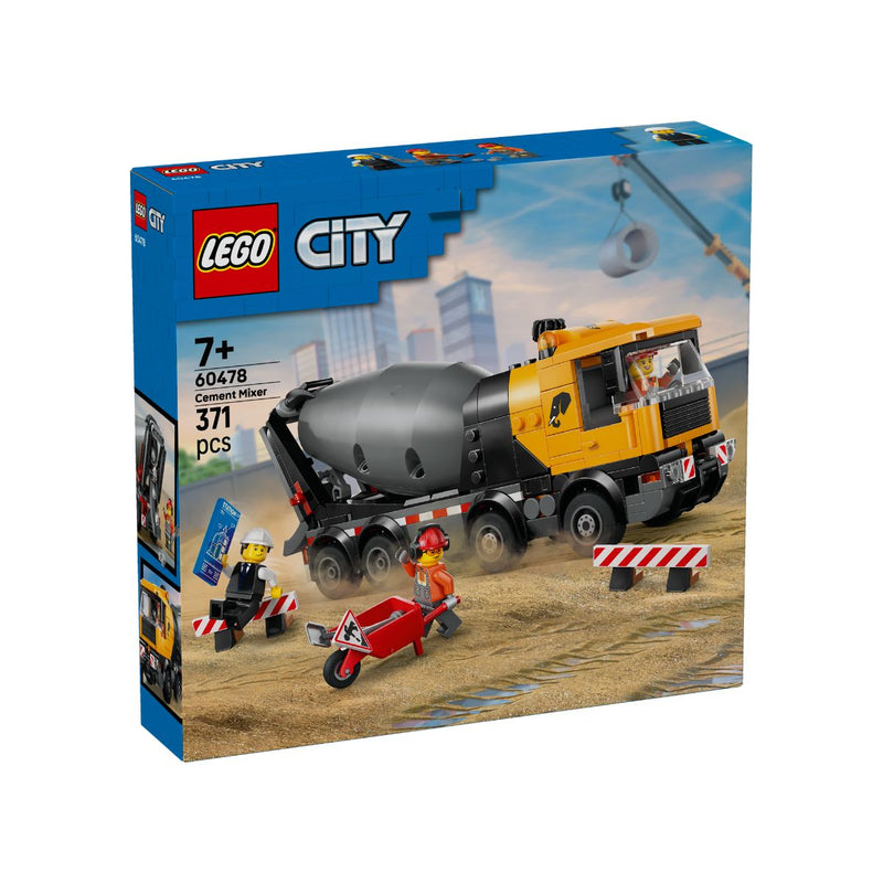 Đồ Chơi Lắp Ráp Xe Trộn Xi Măng LEGO CITY 60478 (371 chi tiết) - ảnh 3