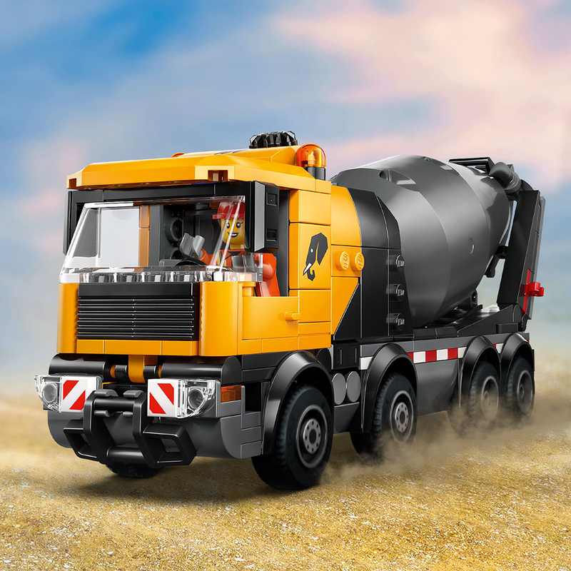 Đồ Chơi Lắp Ráp Xe Trộn Xi Măng LEGO CITY 60478 (371 chi tiết) - ảnh 6