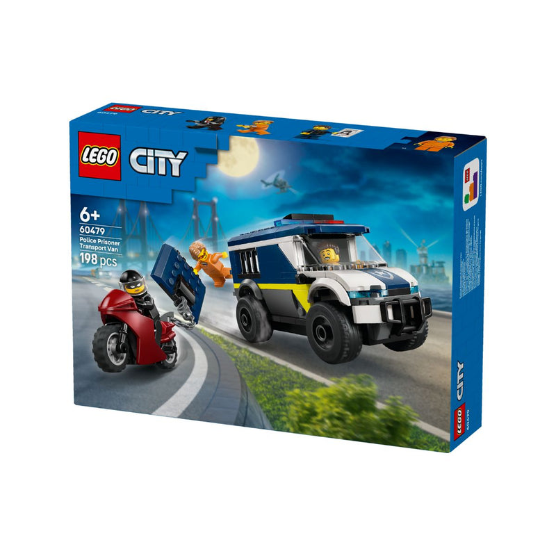 Đồ Chơi Lắp Ráp Xe Cảnh Sát Chuyên Dụng Chở Tù Nhân LEGO CITY 60479 - ảnh 3