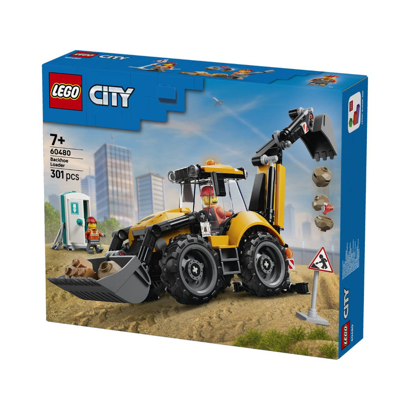 Đồ Chơi Lắp Ráp Xe Xúc Đào Màu Vàng LEGO CITY 60480 (301 chi tiết) - ảnh 3