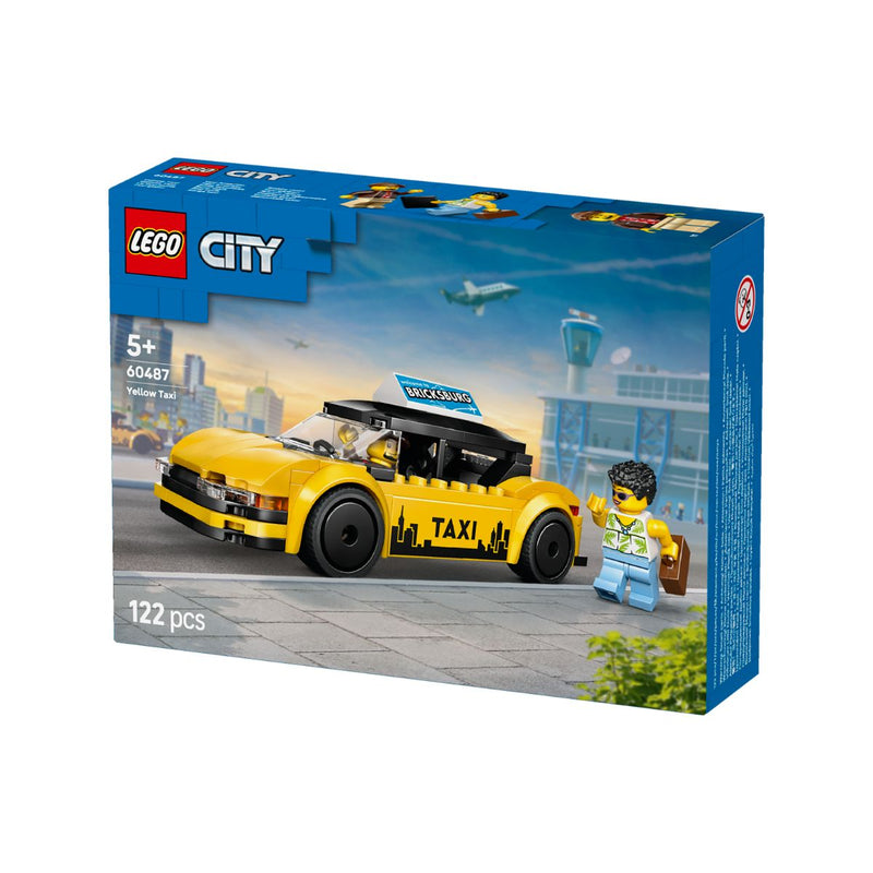 Đồ Chơi Lắp Ráp Xe Taxi Màu Vàng LEGO CITY 60487 (122 chi tiết) - ảnh 2