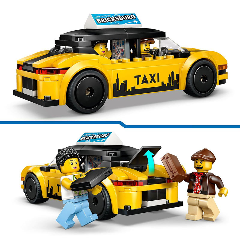 Đồ Chơi Lắp Ráp Xe Taxi Màu Vàng LEGO CITY 60487 (122 chi tiết) - ảnh 4