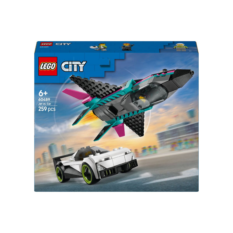 Đồ Chơi Lắp Ráp Máy Bay Phản Lực Và Xe Hơi LEGO CITY 60489 (259 chi tiết) - ảnh 2