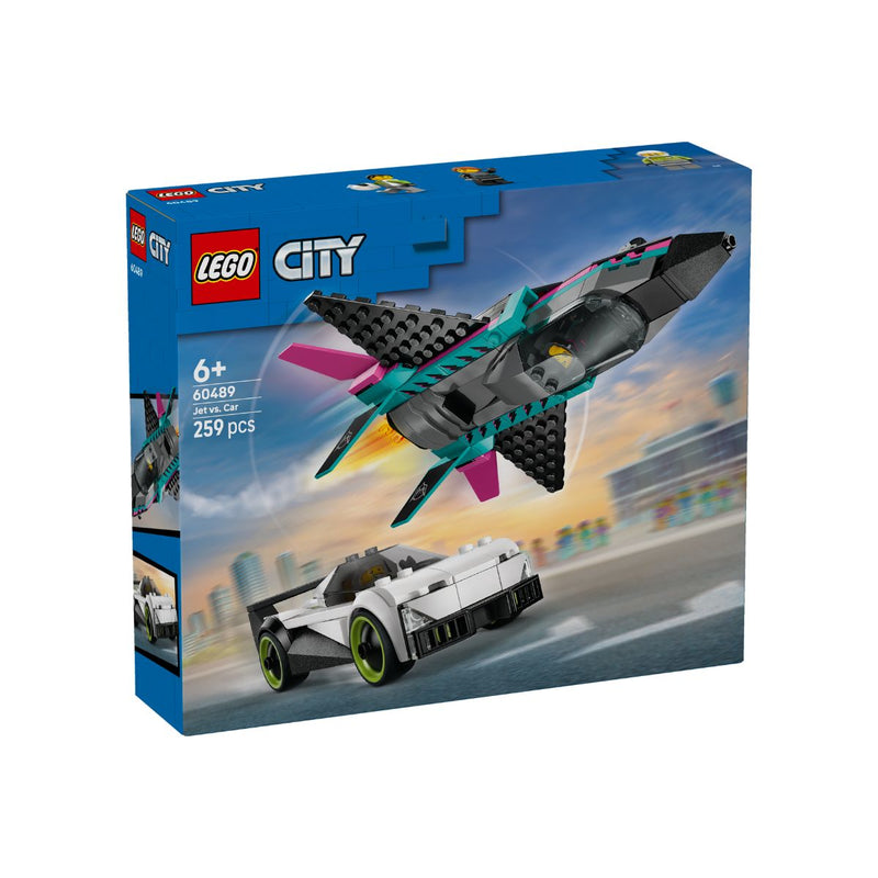 Đồ Chơi Lắp Ráp Máy Bay Phản Lực Và Xe Hơi LEGO CITY 60489 (259 chi tiết) - ảnh 3