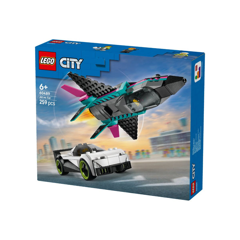 Đồ Chơi Lắp Ráp Máy Bay Phản Lực Và Xe Hơi LEGO CITY 60489 (259 chi tiết) - ảnh 4