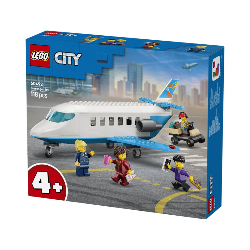 Đồ Chơi Lắp Ráp Máy Bay Chở Khách LEGO CITY 60492 (118 chi tiết) - ảnh 4