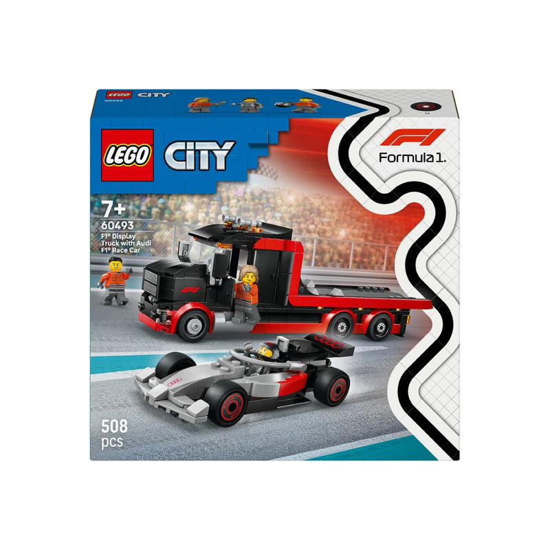 Đồ Chơi Lắp Ráp Xe Tải Trưng Bày F1 Kèm Xe Đua Audi F1 LEGO CITY 60493 (508 Chi Tiết) - ảnh 2