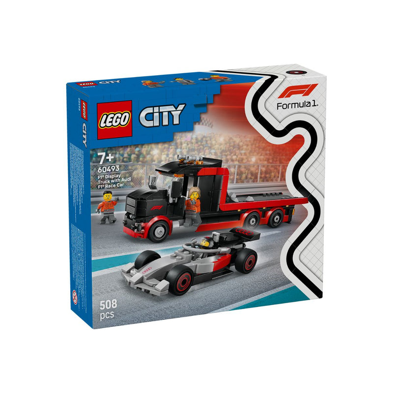 Đồ Chơi Lắp Ráp Xe Tải Trưng Bày F1 Kèm Xe Đua Audi F1 LEGO CITY 60493 (508 Chi Tiết) - ảnh 3