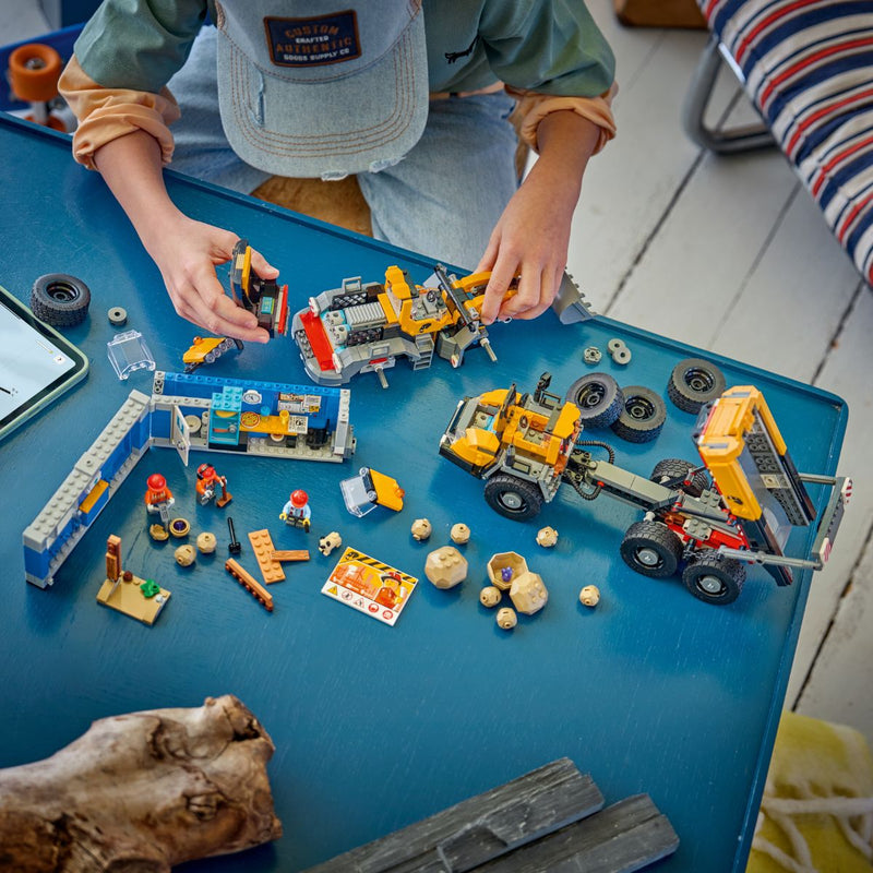 Đồ Chơi Lắp Ráp Phương Tiện Công Trình: Xe Ben Và Xe Xúc Lật LEGO CITY 60494 (1132 chi tiết) - ảnh 6
