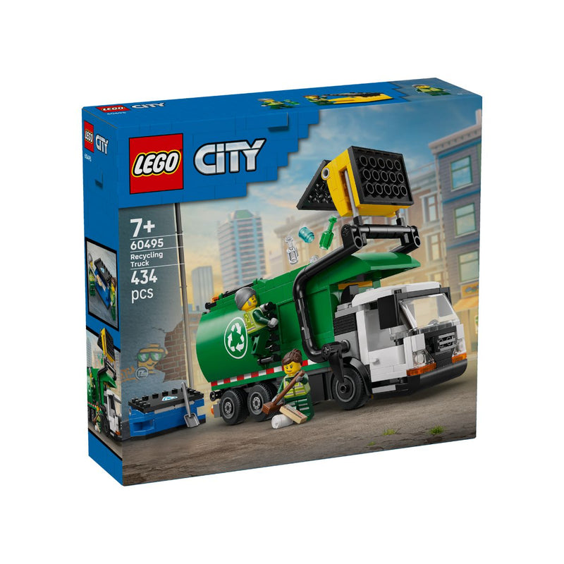 Đồ Chơi Lắp Ráp Xe Rác Tái Chế LEGO CITY 60495 (434 chi tiết) - ảnh 4