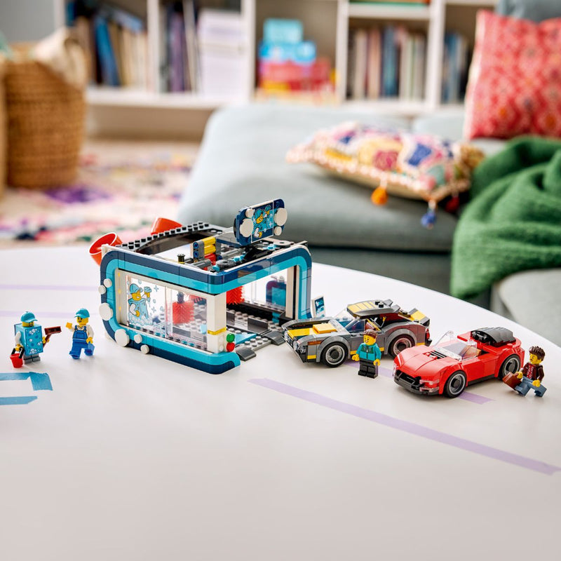 Đồ Chơi Lắp Ráp Trạm Rửa Xe Tự Động LEGO CITY 60497 (583 chi tiết) - ảnh 6