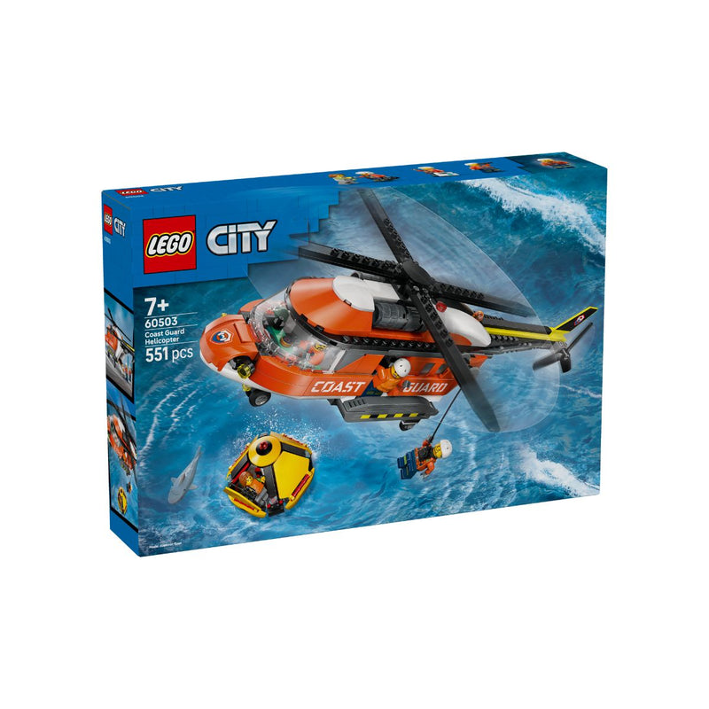 Đồ Chơi Lắp Ráp Trực Thăng Bảo Vệ Bờ Biển LEGO CITY 60503 (551 chi tiết) - ảnh 2
