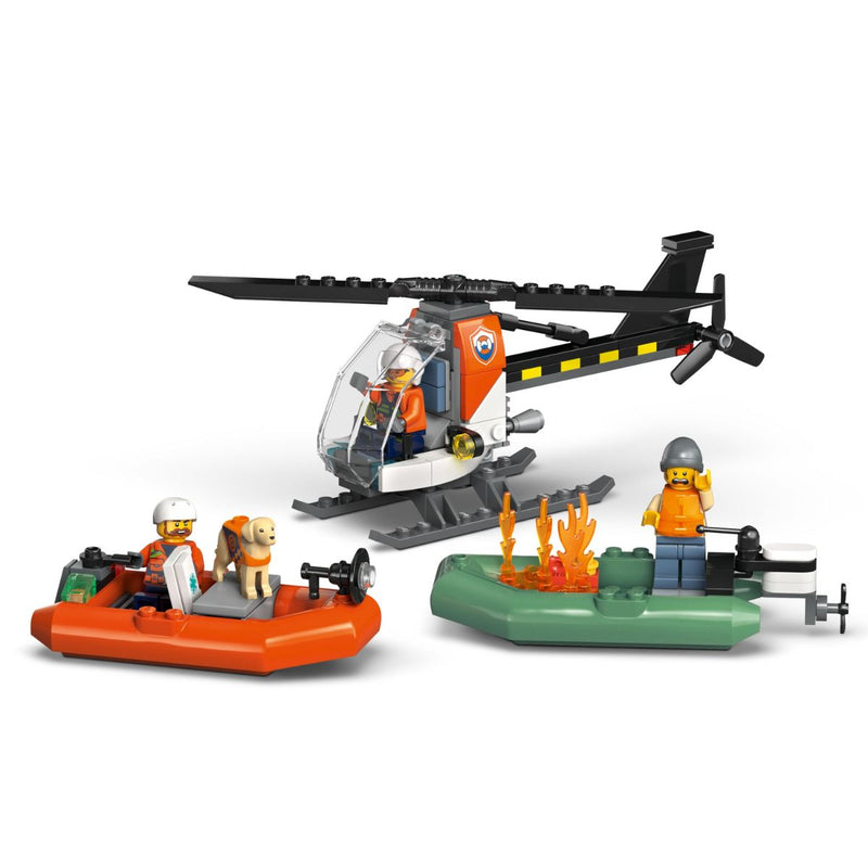 Đồ Chơi Lắp Ráp Tàu Cứu Hộ Và Trực Thăng Bảo Vệ Bờ Biển LEGO CITY 60504 (742 chi tiết) - ảnh 5