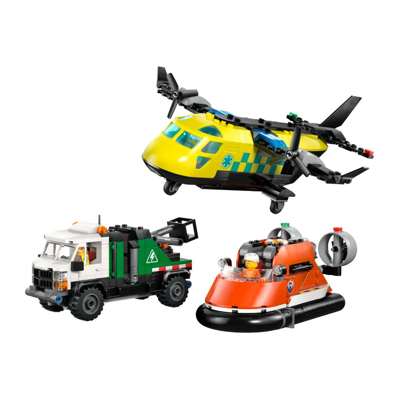 Đồ Chơi Lắp Ráp Máy Bay Xe Tải Dịch Vụ Và Tàu Đệm Khí LEGO CITY 60505 (990 chi tiết) - ảnh 4