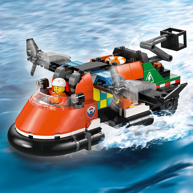 Đồ Chơi Lắp Ráp Máy Bay Xe Tải Dịch Vụ Và Tàu Đệm Khí LEGO CITY 60505 (990 chi tiết) - ảnh 6