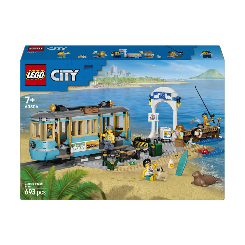 Đồ Chơi Lắp Ráp Xe Điện Ven Biển Cổ Điển LEGO CITY 60506 (693 chi tiết) - ảnh 2