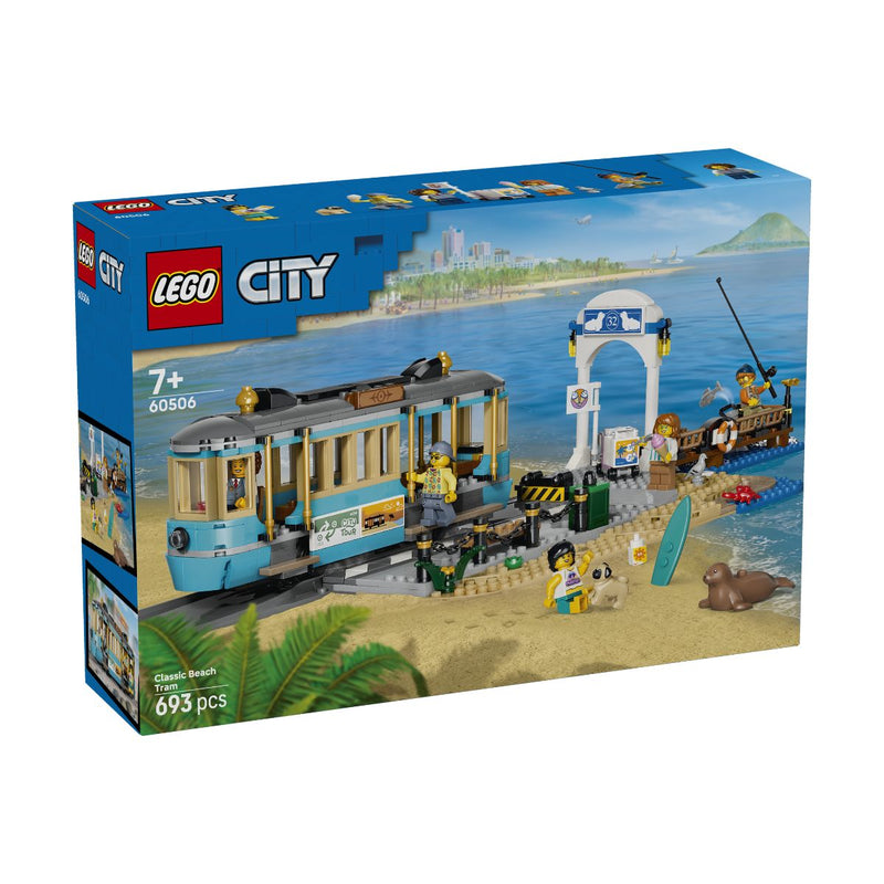 Đồ Chơi Lắp Ráp Xe Điện Ven Biển Cổ Điển LEGO CITY 60506 (693 chi tiết) - ảnh 3