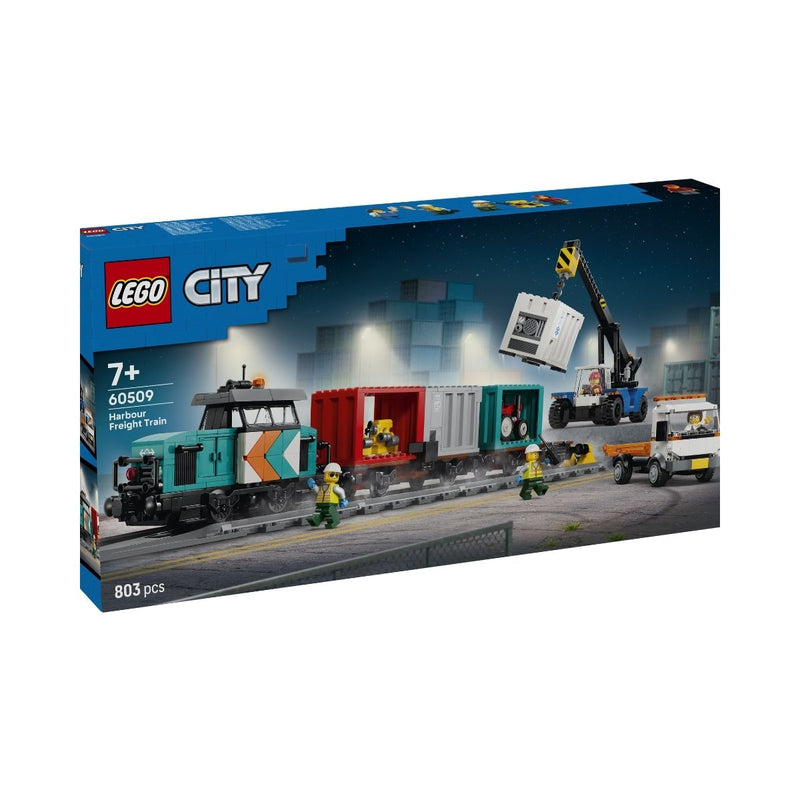 Đồ Chơi Lắp Ráp Tàu Hàng Cảng Biển Kèm Cần Cẩu & Xe Tải LEGO CITY 60509 (803 chi tiết) - ảnh 2