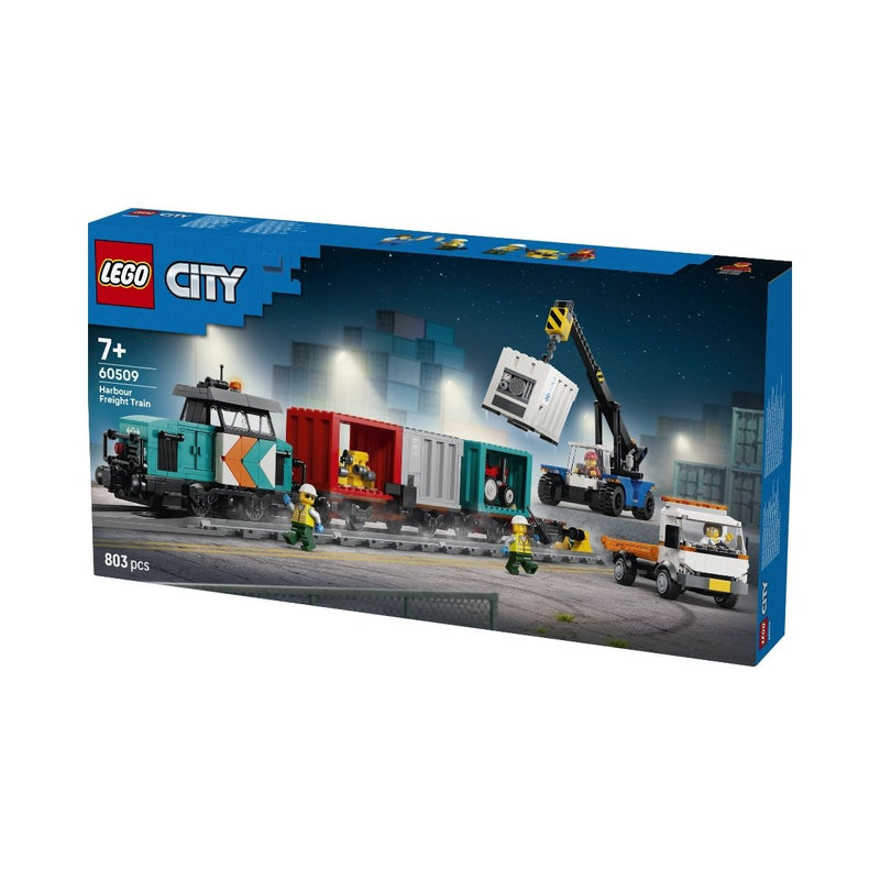 Đồ Chơi Lắp Ráp Tàu Hàng Cảng Biển Kèm Cần Cẩu & Xe Tải LEGO CITY 60509 (803 chi tiết) - ảnh 3