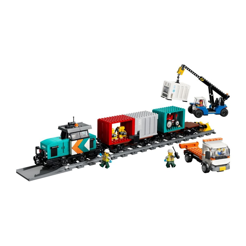 Đồ Chơi Lắp Ráp Tàu Hàng Cảng Biển Kèm Cần Cẩu & Xe Tải LEGO CITY 60509 (803 chi tiết) - ảnh 4