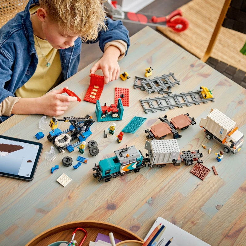 Đồ Chơi Lắp Ráp Tàu Hàng Cảng Biển Kèm Cần Cẩu & Xe Tải LEGO CITY 60509 (803 chi tiết) - ảnh 6