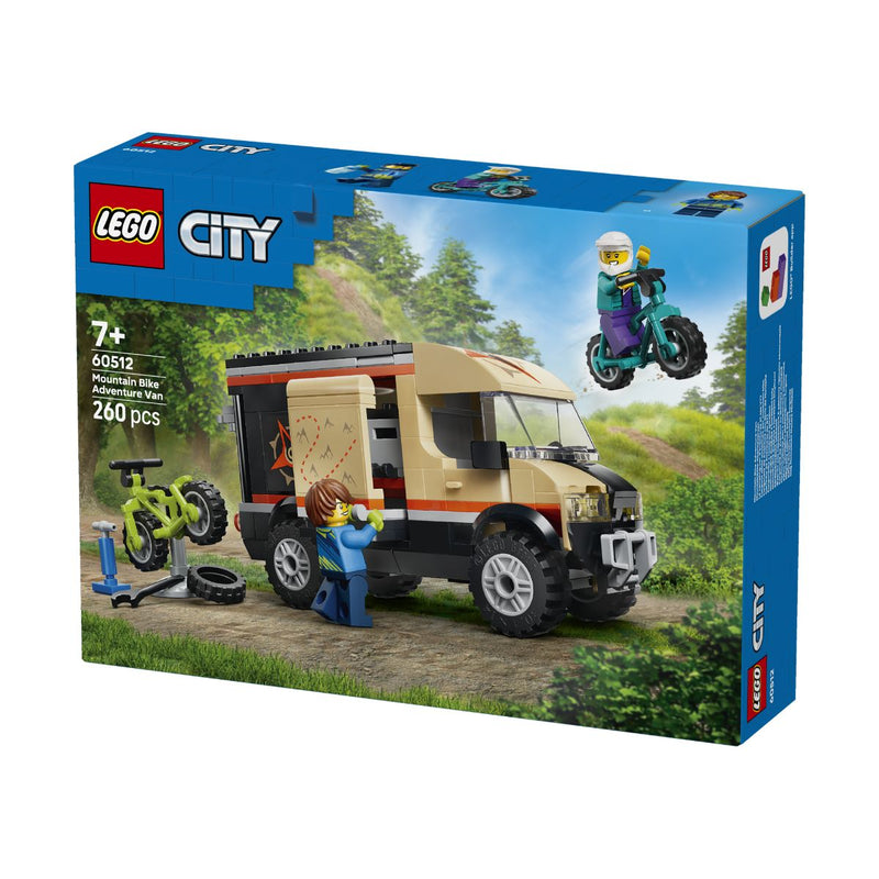 Đồ Chơi Lắp Ráp Xe Dã Ngoại Chở Xe Đạp Địa Hình LEGO CITY 60512 (260 chi tiết) - ảnh 4