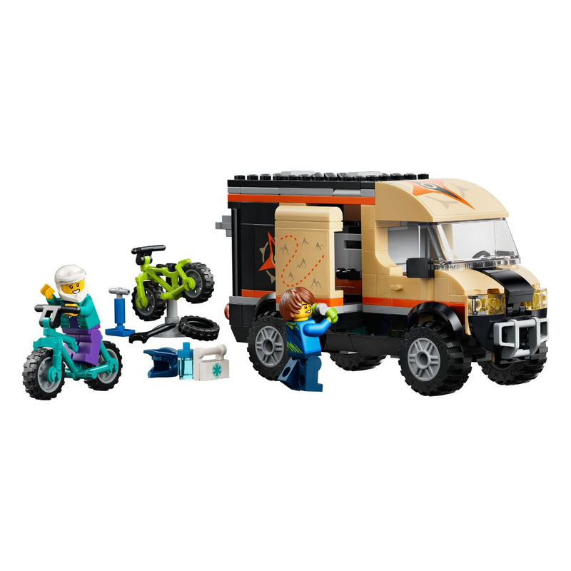 Đồ Chơi Lắp Ráp Xe Dã Ngoại Chở Xe Đạp Địa Hình LEGO CITY 60512 (260 chi tiết) - ảnh 5