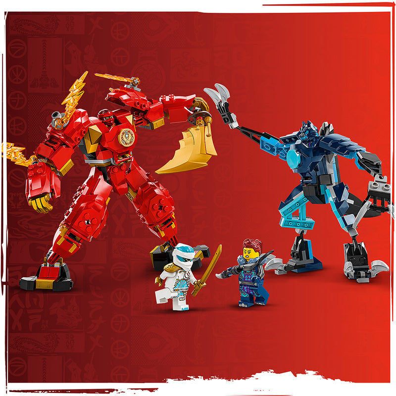 Đồ chơi lắp ráp Chiến giáp lửa của Kai LEGO NINJAGO 71808 (322 chi tiết) - ảnh 4