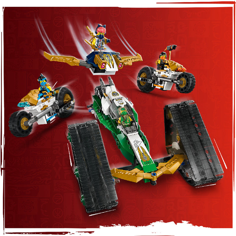 Đồ Chơi Lắp Ráp Siêu Xe Kết Hợp 4 Trong 1 LEGO NINJAGO 71820 (576 chi tiết) - ảnh 6