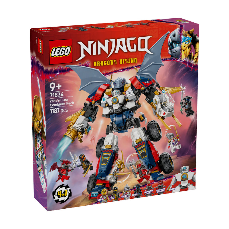 Đồ Chơi Lắp Ráp Chiến Giáp Kết Hợp Của Zane LEGO NINJAGO 71834 (1187 chi tiết) - ảnh 2