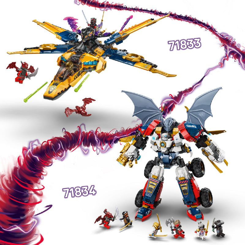 Đồ Chơi Lắp Ráp Chiến Giáp Kết Hợp Của Zane LEGO NINJAGO 71834 (1187 chi tiết) - ảnh 6