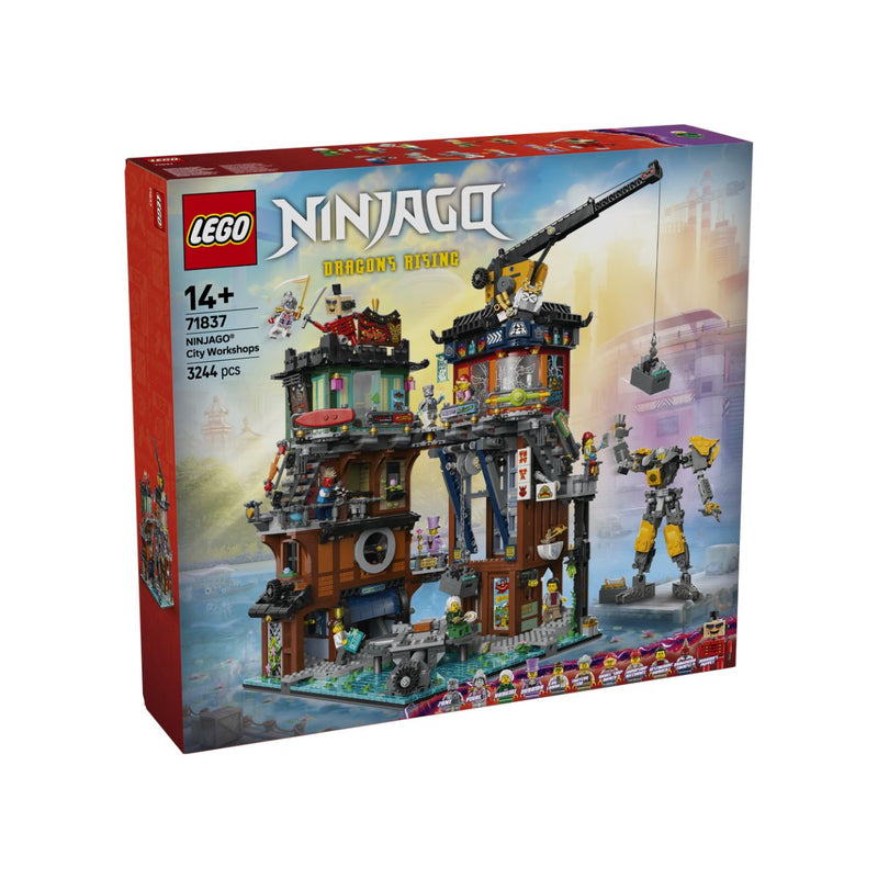 Đồ Chơi Lắp Ráp Xưởng Chế Tạo Thành Phố Ninjago® LEGO NINJAGO 71837 - ảnh 3