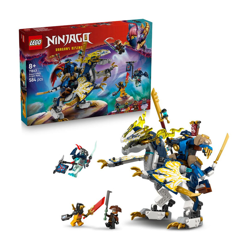 Đồ Chơi Lắp Ráp Rogue Và Cỗ Máy Rồng Chiến Đấu LEGO NINJAGO 71843 (584 chi tiết)