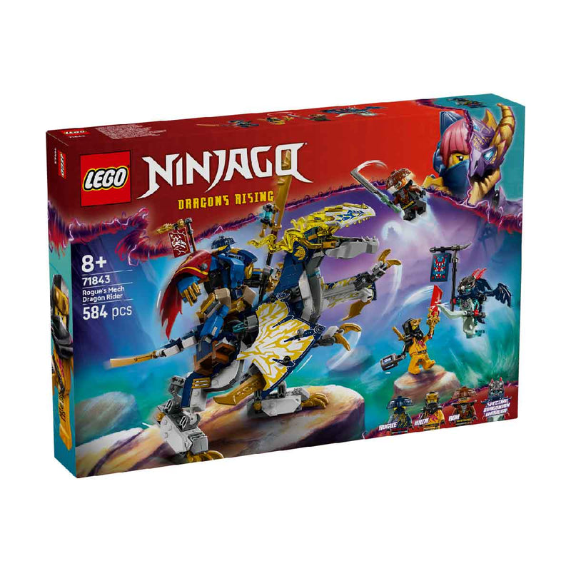 Đồ Chơi Lắp Ráp Rogue Và Cỗ Máy Rồng Chiến Đấu LEGO NINJAGO 71843 (584 chi tiết) - ảnh 2
