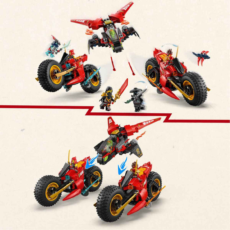 Đồ Chơi Lắp Ráp Xe Chiến Đấu Ninja Siêu Tốc LEGO NINJAGO 71844 (561 chi tiết) - ảnh 5