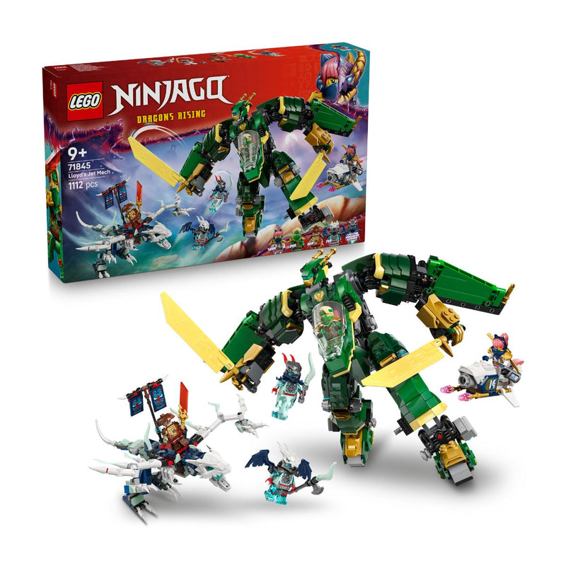 Đồ Chơi Lắp Ráp Lloyd Và Chiến Giáp Jet LEGO NINJAGO 71845 (1112 chi tiết)