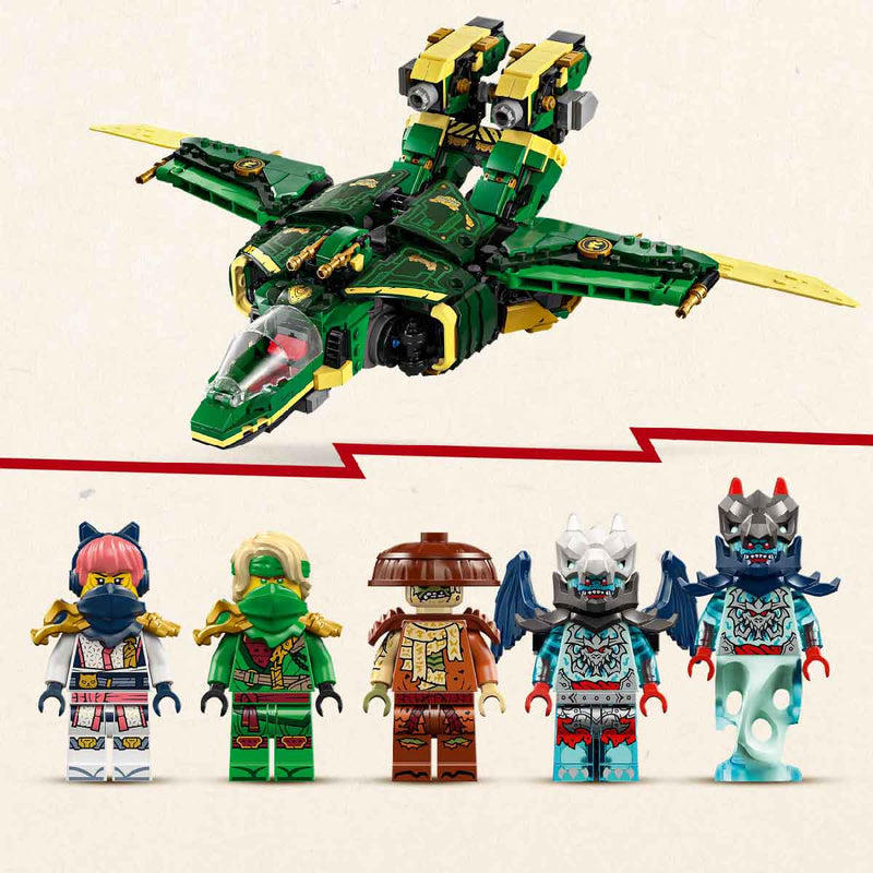 Đồ Chơi Lắp Ráp Lloyd Và Chiến Giáp Jet LEGO NINJAGO 71845 (1112 chi tiết) - ảnh 4
