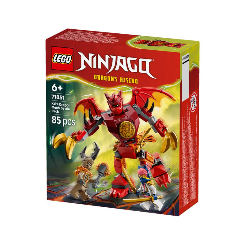 Đồ Chơi Lắp Ráp Bộ Chiến Đấu Chiến Giáp Rồng Của Kai LEGO NINJAGO 71851 (85 chi tiết) - ảnh 4