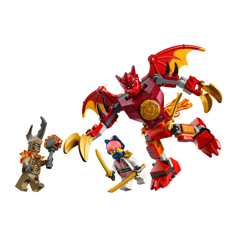 Đồ Chơi Lắp Ráp Bộ Chiến Đấu Chiến Giáp Rồng Của Kai LEGO NINJAGO 71851 (85 chi tiết) - ảnh 5