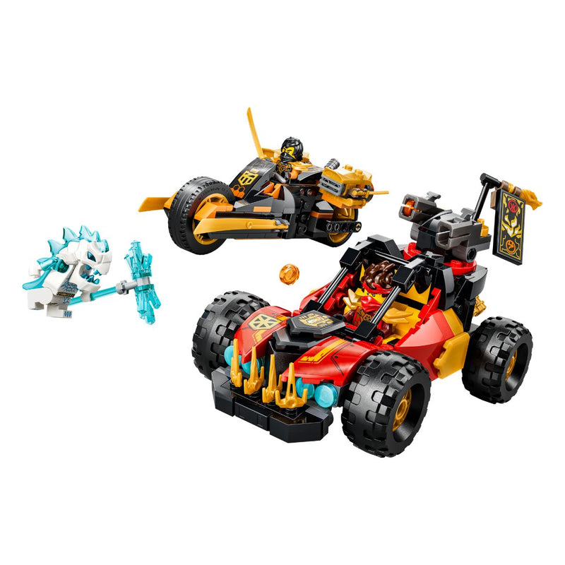 Đồ Chơi Lắp Ráp Bộ Đôi Siêu Xe Chiến Đấu Của Kai Và Cole LEGO NINJAGO 71864 (394 chi tiết) - ảnh 6