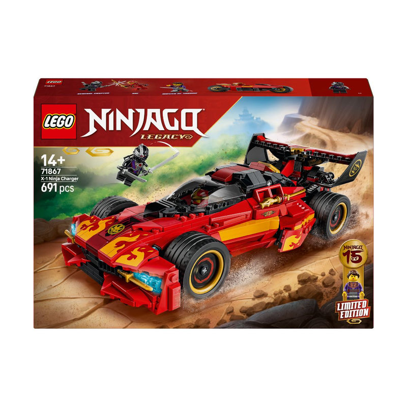 Đồ Chơi Lắp Ráp Siêu Xe X-1 Ninja Charger - Kỷ Niệm 15 Năm LEGO NINJAGO 71867 (691 chi tiết) - ảnh 2