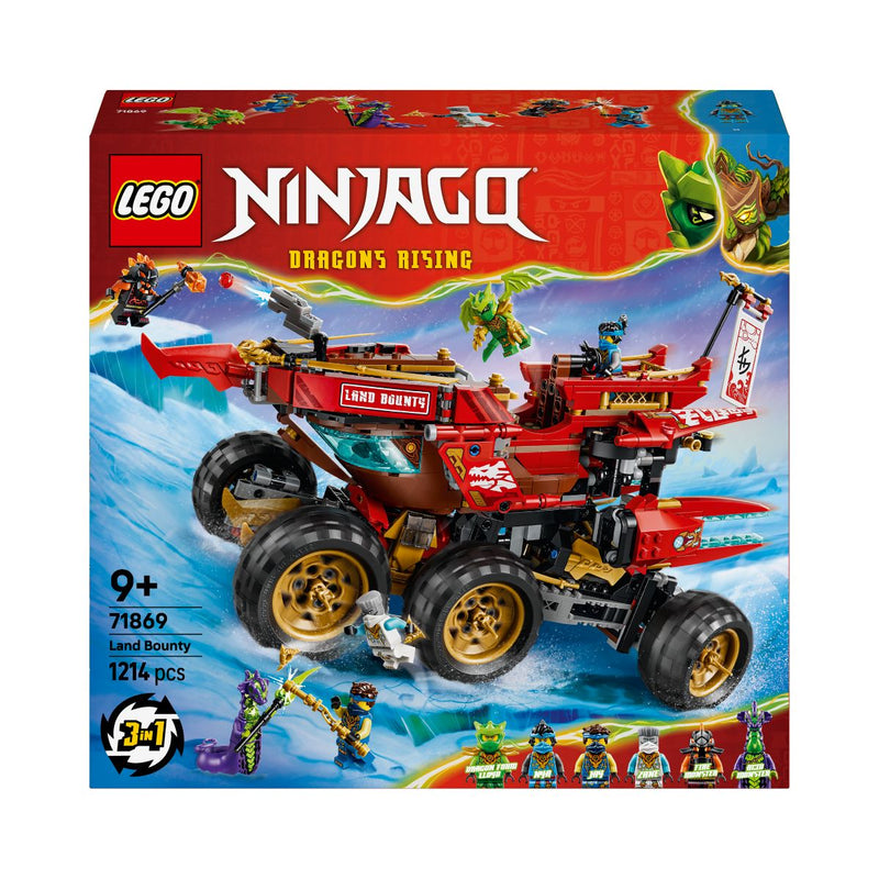 Đồ Chơi Lắp Ráp Chiến Hạm Land Bounty LEGO NINJAGO 71869 (1214 chi tiết) - ảnh 2